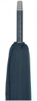 Зонт-трость Kangaroo 600, 24 спицы, чёрный, ручка кожаный крюк